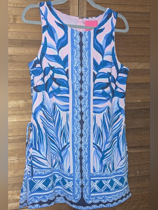 Lilly Pulitzer Dresses & Skirts - Lilly Pulitzer Pink And Blue Dress/Romper EUC